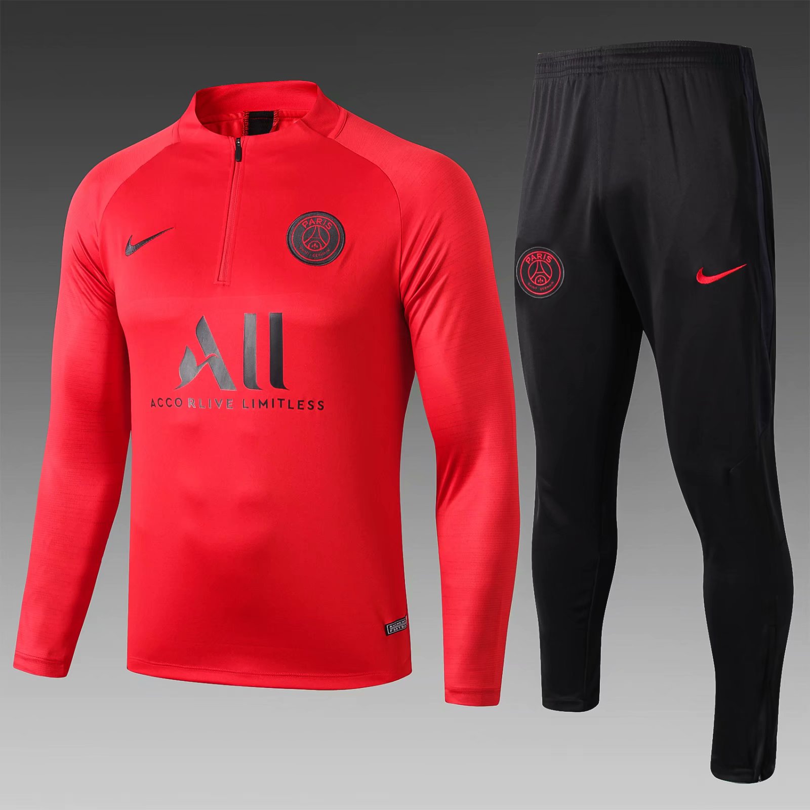 red psg tracksuit