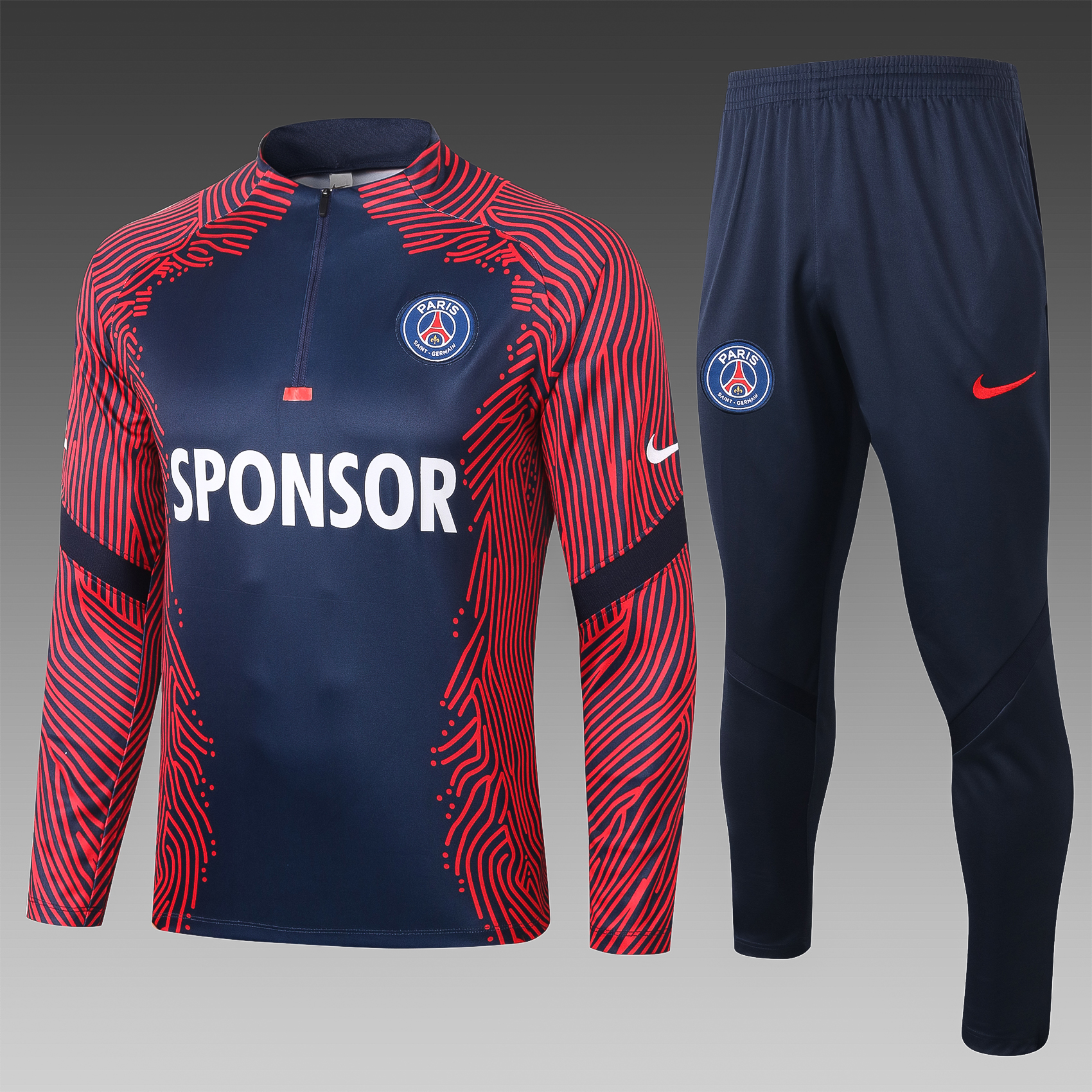 PSG Quarter Zip Tracksuit  Stepiconic